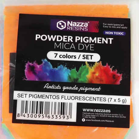 Set Pigmentos Fluorescentes