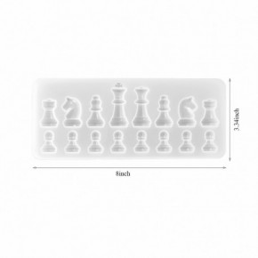 Moule pour résine époxy en forme d'ECHECS DJ-307
