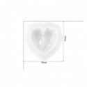 Moule pour résine époxy en forme de COEUR 90 mm DJ-16