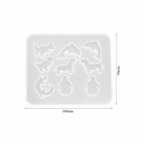 Moule pour résine époxy en forme de PENDANT AN. 96 mm DJ-792 2