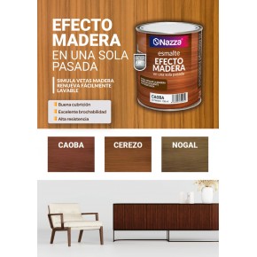 Esmalte efecto madera 2