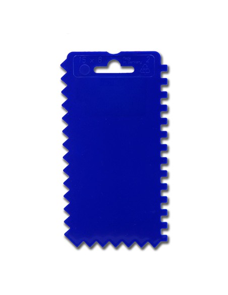Espátula dentada plástico 1.5 mm