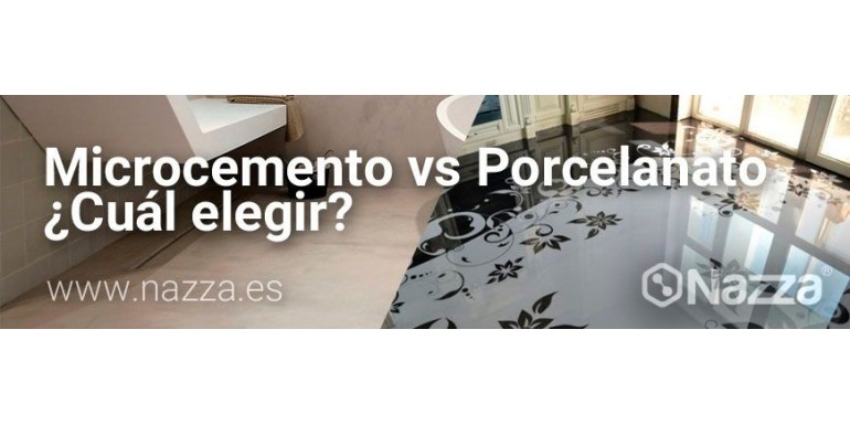 Porcelanato y Microcemento